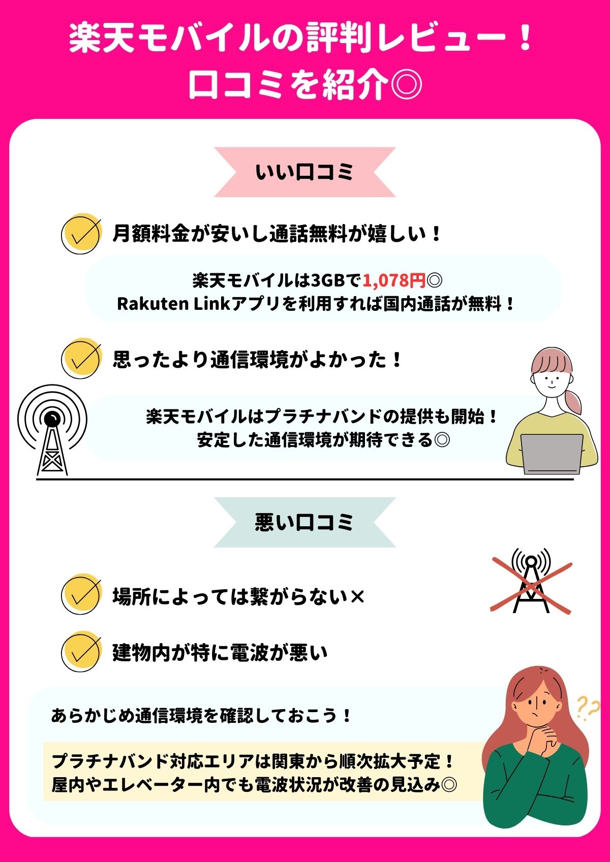 楽天モバイルを使ってみた！評判が最悪でやめたほうがいいか検証！後悔する前に確認すべきキャンペーンと注意点 – ネットログ